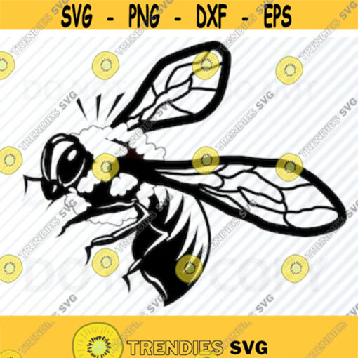Bee SVG File for Cricut Bumblebee Vector Image Silhouette Clip Art SVG Files For silhouette Eps Png dxf Stencil ClipArt bumble bee png Design 395