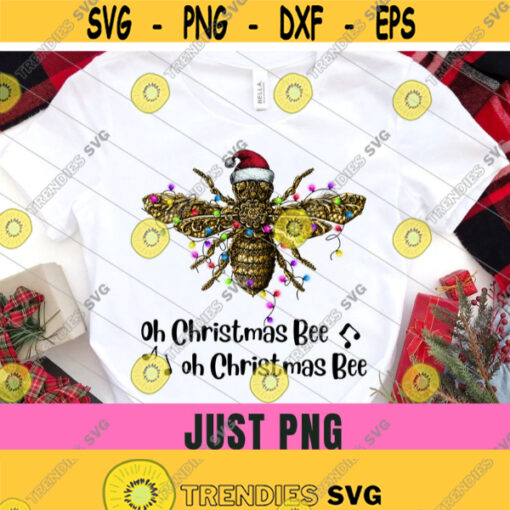 Bee Santa PngOh Christmas BeeChristmas Bee LightMerry ChristmasChristmas 2020Digital DownloadPrintSublimation Design 76