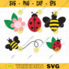 Bee svg Beetle Ladybird Ladybug SVG Files for Cricut Silhouette Files Cute Bee Beetle SVG DXF Cut File Clipart Clip Art for Cutting Machine copy