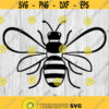 Bee svg png ai eps dxf DIGITAL FILES for Cricut CNC and other cut or print projects Design 283