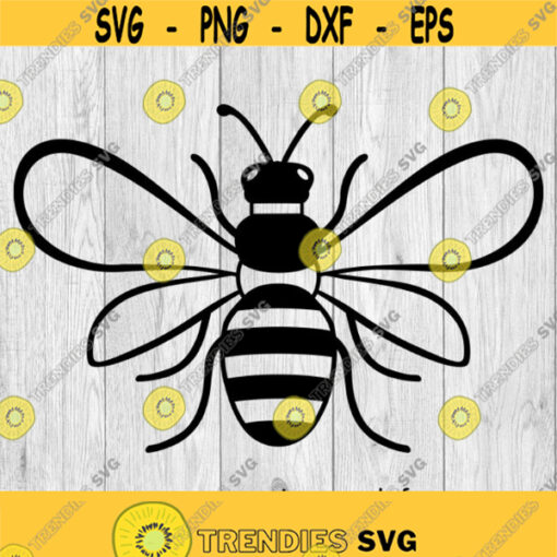 Bee svg png ai eps dxf DIGITAL FILES for Cricut CNC and other cut or print projects Design 283