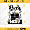 Beer Menu SVG Cut File Beer Svg Bundle Funny Beer Quotes Beer Dad Shirt Svg Beer Lover Svg Beer Mug Svg Silhouette Cricut Design 1452 copy