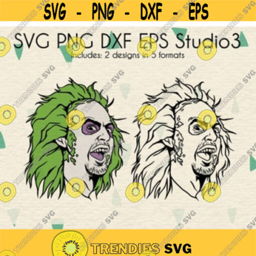 Beetlejuice SVG Cut Files 80s Movie Design Halloween SVG Digital Download svg dxf png eps studio3Design 25.jpg