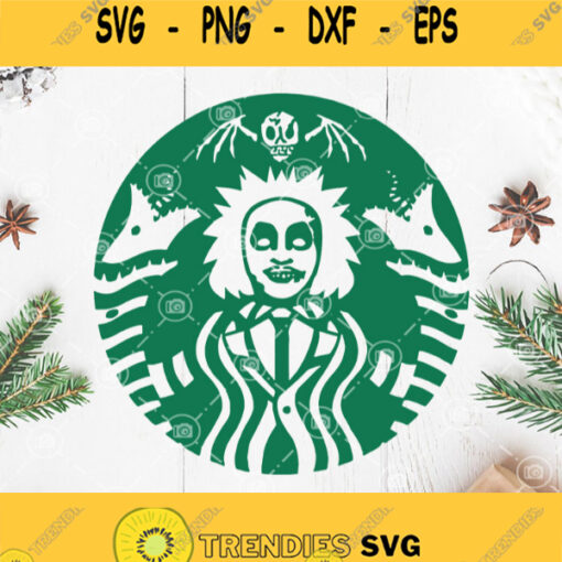 Beetlejuice Starbucks Svg Coffee Svg Drink Svg Horror Movies Svg Beetlejuice Coffee Svg