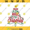 Believe Christmas Magic Tree Monogram Machine Embroidery INSTANT DOWNLOAD pes dst Design 1341