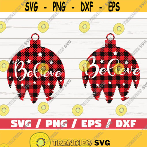 Believe SVG Christmas SVG Cricut Cut File Silhouette Cameo Clip art Holiday SVG Winter Vector Design 637