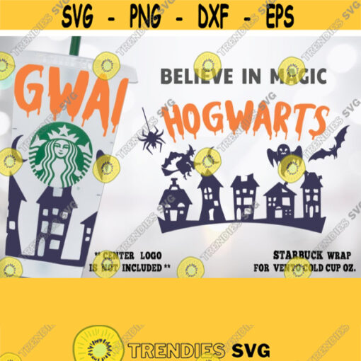 Believe in Magic SVG Harry Inspired Starbucks Venti Cold Cup Starbucks Fiction SVG Believe in Magic Cut File for Cricut other e cutters Design 209