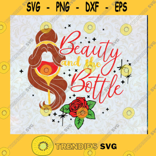 Belle Drinking Glass Svg Beauty and the Bottle Svg Belle Drink Svg Disney Drinking Svg Disney Drinks Svg Disney Wine Svg Svg file Cutting Files Vectore Clip Art Download Instant
