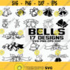 Bells SVG bell svgBells Christmas wedding bell svg easter svg clipart decal stencil vinyl cut file silhouette Design 138