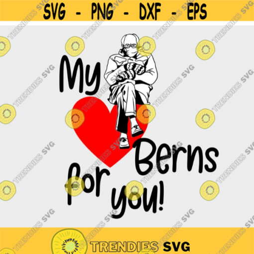 Bernie Sanders Valentine svg Bernie Sanders svg bernie sanders mittens meme svg Valentines day 2021 svg svg eps png