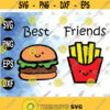 Best Friends SVG Burger and Fries Svg Design 264
