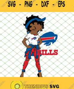 Betty Boop Buffalo Bills Nfl Logo Teams Football Svg Png Dxf Eps 1 Svg Cut Files Svg Clipart Sil