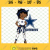 Betty Boop Cowboys NFL Logo Teams Football SVG PNG DXF EPS 1