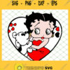Betty Boop Heart Dog Love SVG PNG DXF EPS 1