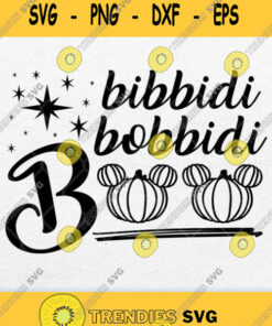 Bibbidi Bobbidi Boo Pumpkin Halloween Svg Png