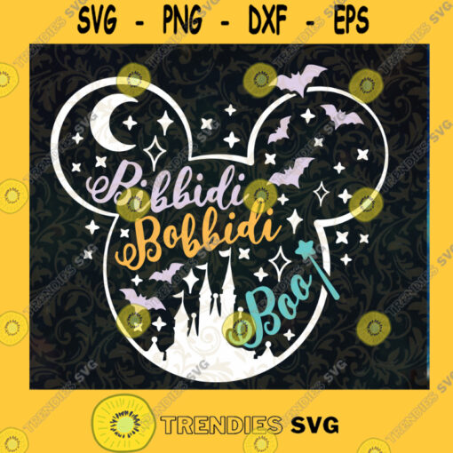 Bibbidi Bobbidi Boo Svg Disney Halloween Svg Cut files Svg Dxf Png Eps Svg file Cutting Files Vectore Clip Art Download Instant