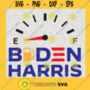 Biden Harris empty running on E Biden Harris empty gas tank pipeline no gas gasoline shortage SVG
