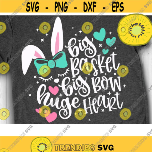 Big Basket Big Bow Huge Heart Svg Easter Bunny Svg Easter Girl Shirt Svg Easter Svg Bunny Closing Eyes Unicorn Bunny Svg Design 326 .jpg