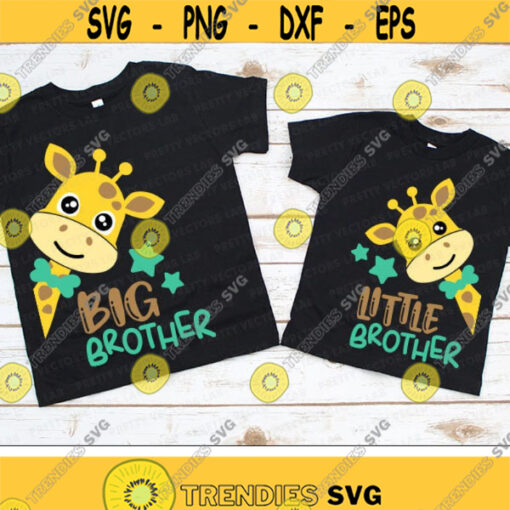 Big Brother Svg Little Brother Svg Giraffe Svg Brothers Cut Files Siblings Quote Svg Dxf Eps Png Boy Giraffe Clipart Silhouette Cricut Design 1000 .jpg
