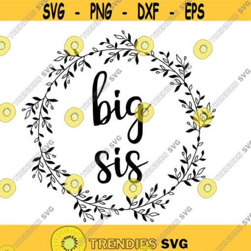 Big Sis Lil Sis Decal Files cut files for cricut svg png dxf Design 344