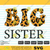 Big Sister SVG PNG Printable File for Cricut Silhouette