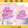 Big Sister Svg Little Sister Svg Big Sis Svg Lil Sis Svg Monster Truck Cut Files Siblings Quote Svg Dxf Eps Png Silhouette Cricut Design 517 .jpg
