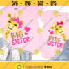 Big Sister Svg Little Sister Svg Giraffes Svg Sisters Cut Files Siblings Quote Svg Dxf Eps Png Cute Giraffe Clipart Silhouette Cricut Design 1002 .jpg