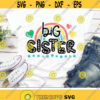 Big Sister Svg Rainbow Svg Sister Cut Files Siblings Svg Dxf Eps Png Big Sis Quote Family Sayings Girl Shirt Design Silhouette Cricut Design 1135 .jpg