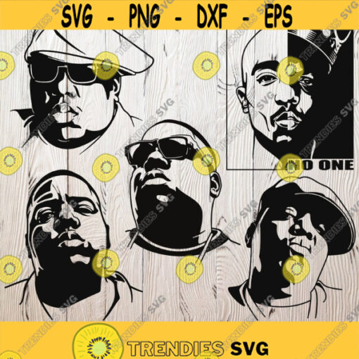 Biggie Smalls Bundle SVG Cutting Files Rapper Digital Clip Art Notorious BIG SVG Hip hop Rap. Design 92