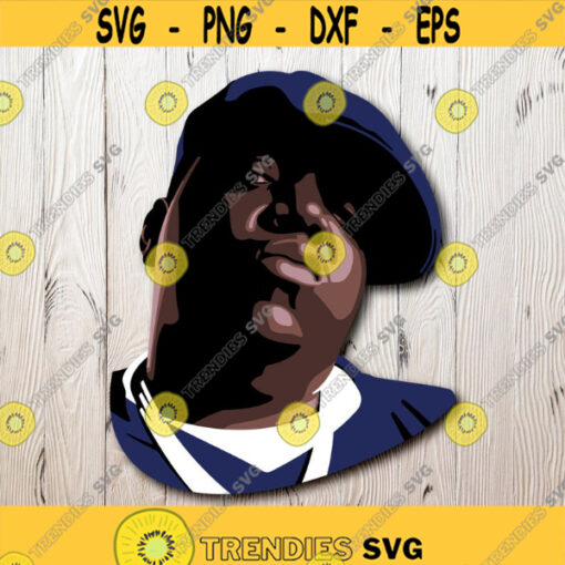 Biggie Smalls SVG Cutting Files 5 Notorious big png Hip hop Digital Clip Art Notorious BIG SVG Rapper Rap. Design 77