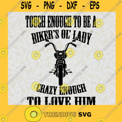 Biker Lady Svg Crazy To Love Him Svg Messy Bun Svg Motorbike Club Svg