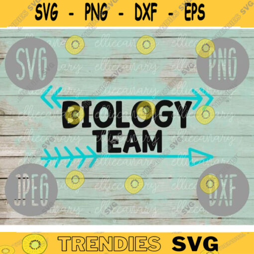 Biology Team svg png jpeg dxf cut file Commercial Use SVG Back to School Teacher Appreciation Faculty Staff Elementary High School 1360