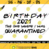 Birthday 2021 Quarantined SVG PNG friends inspired the one where we were quarantined svg Design 191