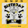 Birthday Boy Dog SVG Dog Birthday Party Bandana Dog Birthday Pawty Cut File