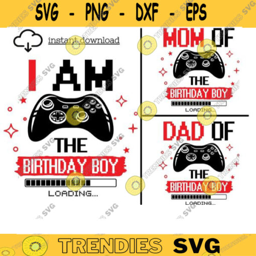 Birthday Boy SVG Boys Birthday SVG Parents Of The Birthday Boy Matching Shirts Svg Birthday cut file Svg File For Cricut Download 478 copy