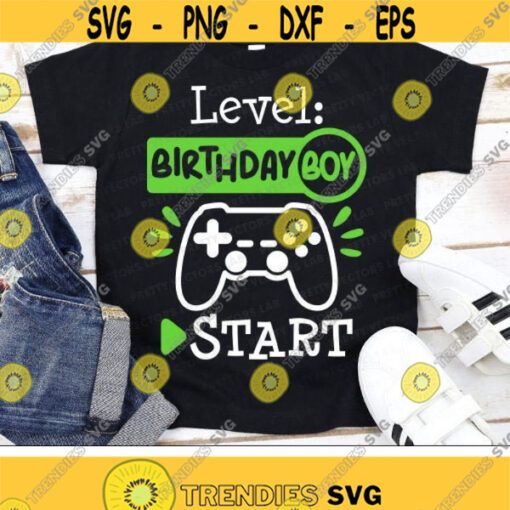 Birthday Boy Svg Gamer Birthday Svg Video Game Cut Files Game Controller Svg Dxf Eps Png Kids Shirt Design Funny Svg Silhouette Cricut Design 1431 .jpg