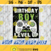 Birthday Boy Time to Level Up SVG PNG Video Game Png Birthday Gift Boys Png svg eps dxf Dowload File png Design 9
