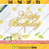 Birthday Cake Topper SVG Happy Birthday Cake Topper SVG SVG Cricut files for Birthday Cake Topper Instant Download Cake Topper svg Design 1880