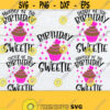 Birthday Sweetie Matching Family Birthday Birthday Family 1st Birthday 2nd Birthday 3rd Birthday Girls Birthday Digital Download svg Design 372