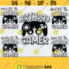 Birthday gamer Gamer Birthday Matching Family Video Game Birthday Video Game Birthday Family Matching Video Game Birthday SVG Cut File Design 166