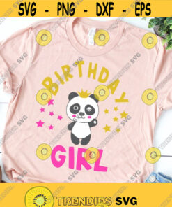 Birthday girl svg Panda svg happy birthday svg big sister svg panda clipart little sister svg iron on clipart SVG DXF eps png Design 353