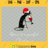Black Cats Drink Wine Here To Celebrate Christmas SVG PNG DXF EPS 1