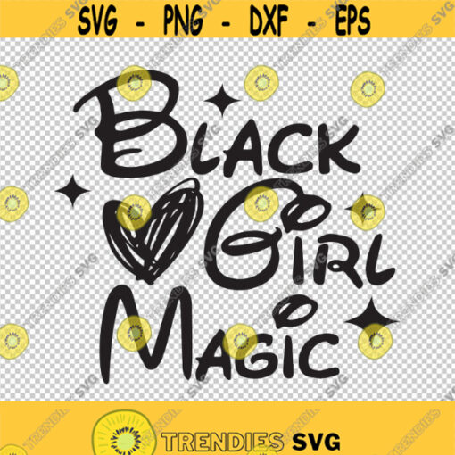 Black Girl Magic Bundle Collection African American SVG PNG EPS File For Cricut Silhouette Cut Files Vector Digital File Design 310