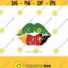 Black History Month svg juneteenth svg afro lips svg svg for CriCut silhouette jpg png dxf Design 449