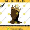 Black King SVG Black Man Silhouette Melanin Svg Dope Svg Black Man With Crown Svg Cut File Silhouette Cricut Svg Dxf Png Pdf Eps Design 31
