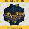 Black Panther Puff Girls SVG PNG Digital File Design 311