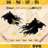 Black Spirits SVG Dark Ghosts Cut File Demon Silhouette Vector Evil Spirit Black Silhouette Cricut