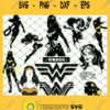 Black Wonder Woman SVG PNG DXF EPS 1
