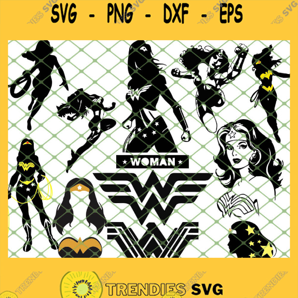 Black Wonder Woman Svg Png Dxf Eps 1 Svg Cut Files Svg Clipart ...
