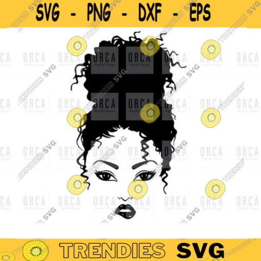 Black woman svg African american svg cuts files for cricut Afro girl silhouette Melanin svg Png digital file 115